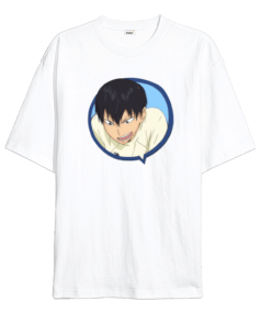 Haikyuu-Kageyama Tobio icon Oversize Unisex Tişört