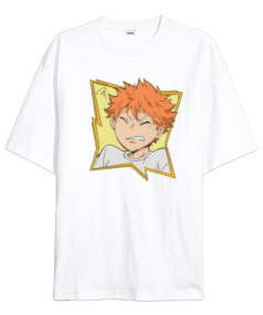 haikyuu- shoyo hinata icon Oversize Unisex Tişört