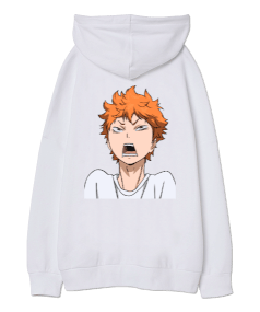 Haikyuu Tasarım Oversize Unisex Kapüşonlu Sweatshirt