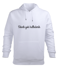 Hallederik Erkek Kapüşonlu Hoodie Sweatshirt