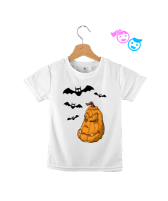 Halloween T-shirt Çocuk Unisex