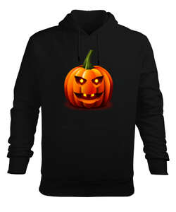 Hallowen Siyah Erkek Kapüşonlu Hoodie Sweatshirt