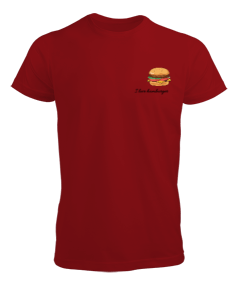 hamburger aşkı Erkek Tişört