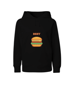 Hamburger Çocuk Unisex Hoodie Kapüşonlu