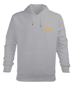 Hamburger Erkek Kapüşonlu Hoodie Sweatshirt