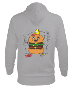 Hamburger Erkek Kapüşonlu Hoodie Sweatshirt