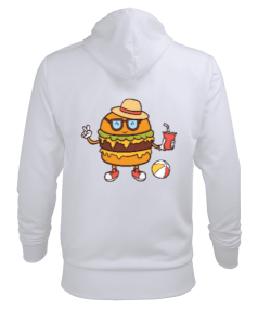 Hamburger ve yaz Erkek Kapüşonlu Hoodie Sweatshirt