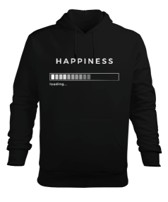 Happıness Loading Erkek Kapüşonlu Hoodie Sweatshirt