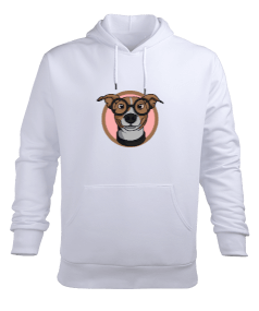 Happy Dog Erkek Kapüşonlu Hoodie Sweatshirt