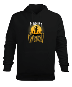 Happy halloween Erkek Kapüşonlu Hoodie Sweatshirt