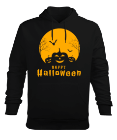 Happy halloween - OneArtTasarım Erkek Kapüşonlu Hoodie Sweatshirt