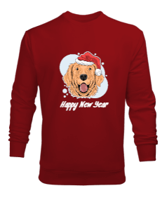 Happy New Year Erkek Sweatshirt