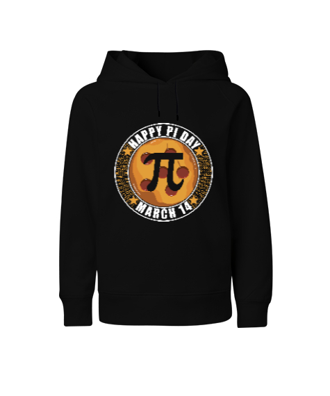 Happy Pi Day 14 Mart Siyah Çocuk Unisex Hoodie Kapüşonlu