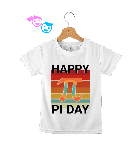 Happy Pi Day Beyaz Çocuk Unisex