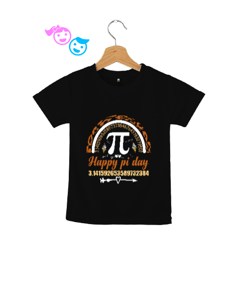 Happy Pi Day Siyah Çocuk Unisex