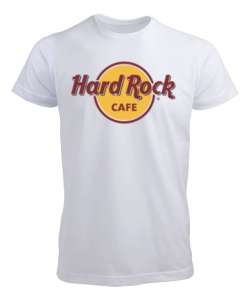 Hard Rock Cafe Beyaz Erkek Tişört