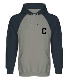 Harf-c Orjinal Reglan Hoodie Unisex Sweatshirt