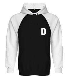 harf-d Orjinal Reglan Hoodie Unisex Sweatshirt