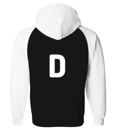 harf-d Orjinal Reglan Hoodie Unisex Sweatshirt