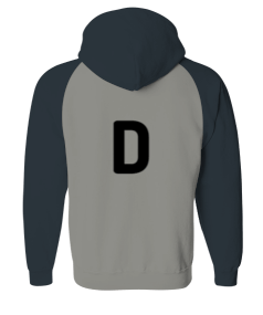 harf-d Orjinal Reglan Hoodie Unisex Sweatshirt