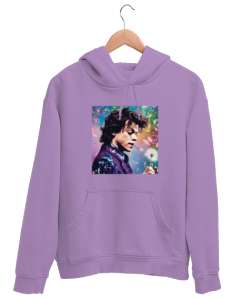 Harry styles Lila Unisex Kapşonlu Sweatshirt