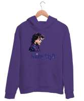 Harry styles Mor Unisex Kapşonlu Sweatshirt - Thumbnail