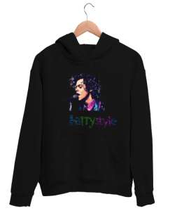 Harry styles Siyah Unisex Kapşonlu Sweatshirt