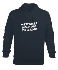 Hatalar benim gelişimimi sağlıyor Erkek Kapüşonlu Hoodie Sweatshirt