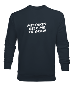 Hatalar benim gelişimimi sağlıyor motivasyon Erkek Sweatshirt