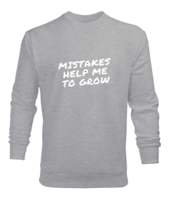 Hatalar benim gelişimimi sağlıyor motivasyon Erkek Sweatshirt