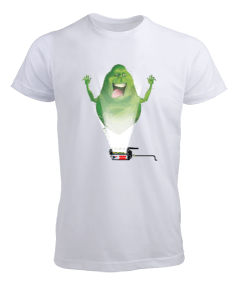 hayalet avcıları ghostbusters slimer hayalet baskı Erkek Tişört