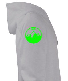 Hierro Blanco-Hechizo Verde Erkek Kapüşonlu Hoodie Sweatshirt