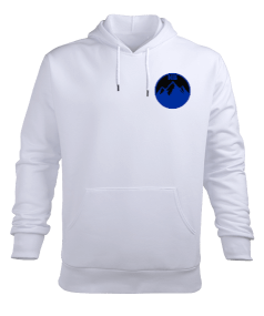 Hierro Blanco-Serpiente Erkek Kapüşonlu Hoodie Sweatshirt