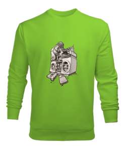 HipHop TEYP Fıstık Yeşili Erkek Sweatshirt