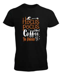 Hocus Pocus Coffee - Hokus Pokus Kahve Siyah Erkek Tişört