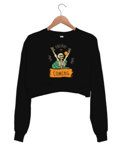 Holiday Coming Kadın Crop Sweatshirt