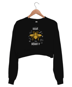 HONEY BEE Kadın Crop Sweatshirt