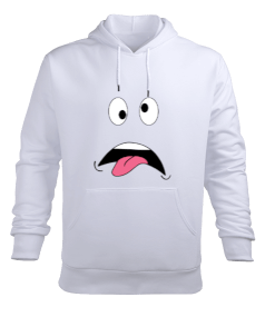 Hoodie Garip İfade Erkek Kapüşonlu Hoodie Sweatshirt