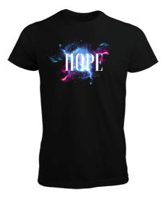 HOPE - Umut, Özel Çizim Uzay İllüstrasyonu Erkek Tişört