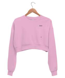 Hope - Umut Pembe Kadın Crop Sweatshirt