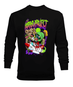 Horror Project Tasarım Baskılı Erkek Sweatshirt