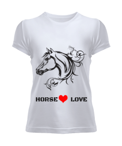 HORSE LOVE WOMAN Kadın Tişört