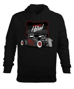 Hotrod baskılı Erkek Kapüşonlu Hoodie Sweatshirt