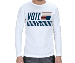 House of Cards Vote Underwood Erkek Uzun Kol