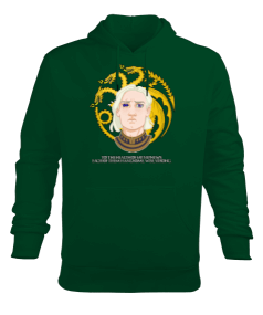 House of The Dragon Yeşiller Aemond Büyük Erkek Kapüşonlu Hoodie Sweatshirt