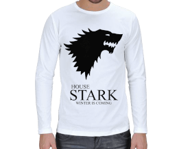 House Stark Beyaz Erkek Uzun Kol