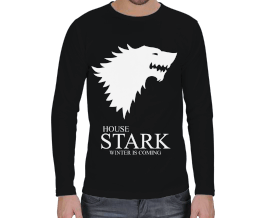 House Stark Siyah Erkek Uzun Kol