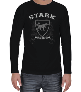 House Stark Tshirt Erkek Uzun Kol