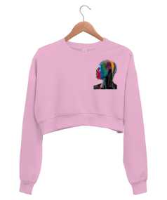 Humanity 005 Kadın Crop Sweatshirt