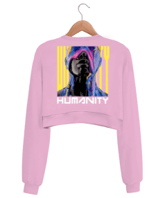 Humanity 005 Kadın Crop Sweatshirt